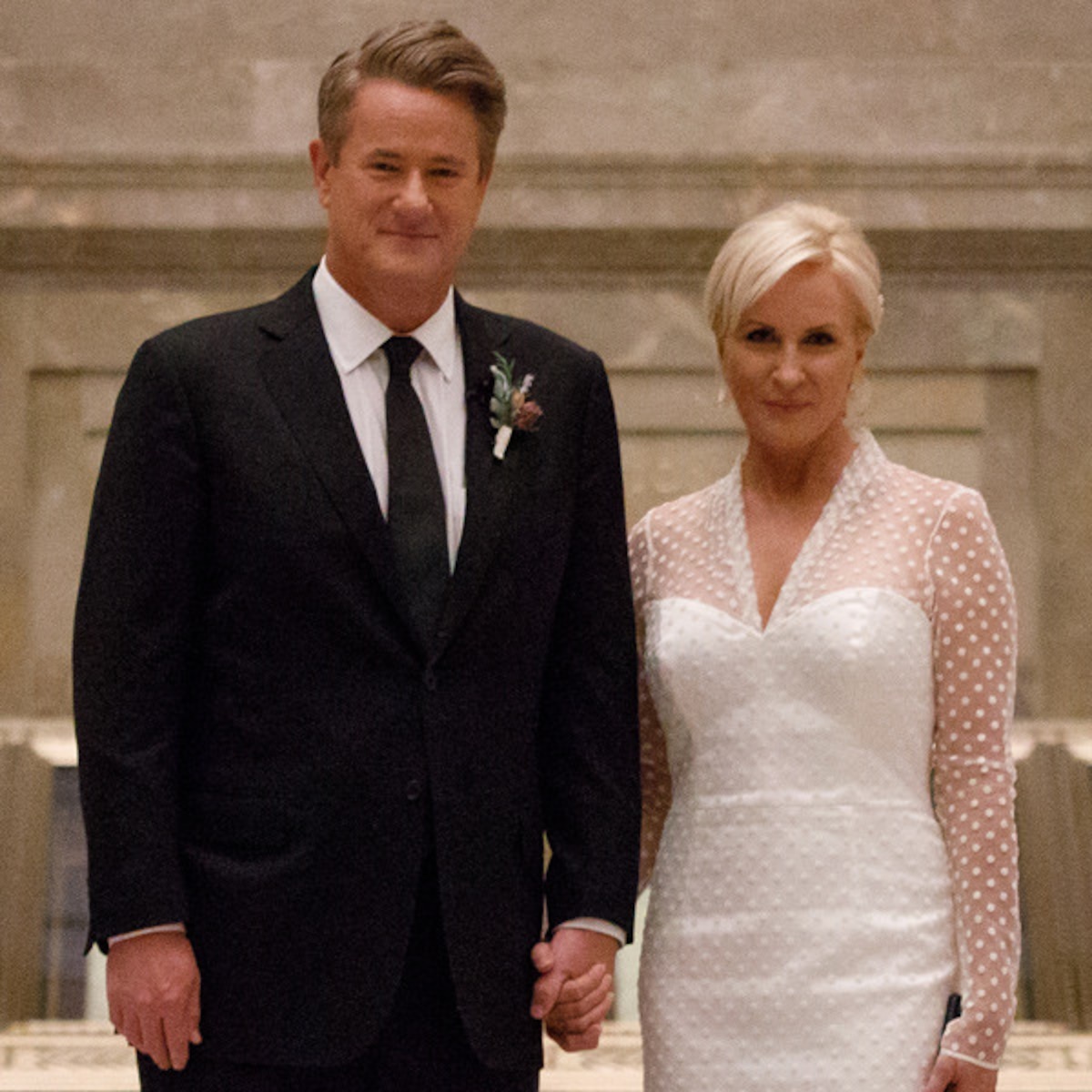 Morning Joe S Joe Scarborough And Mika Brzezinski Get Married E